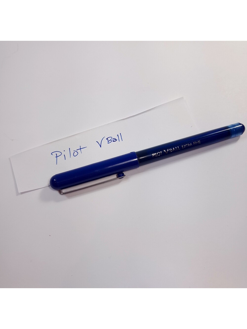 Vintage Pilot Vball Extra Fine pen Blue Ink Rolling Ball v-ball cap capped works